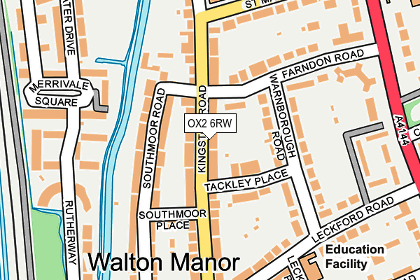 OX2 6RW map - OS OpenMap – Local (Ordnance Survey)