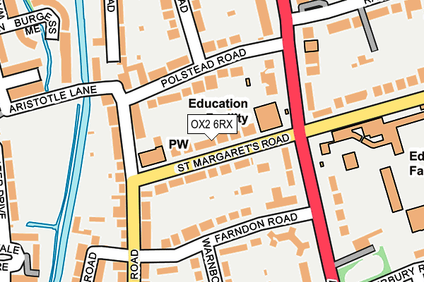 OX2 6RX map - OS OpenMap – Local (Ordnance Survey)