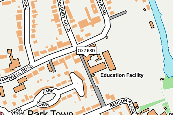OX2 6SD map - OS OpenMap – Local (Ordnance Survey)
