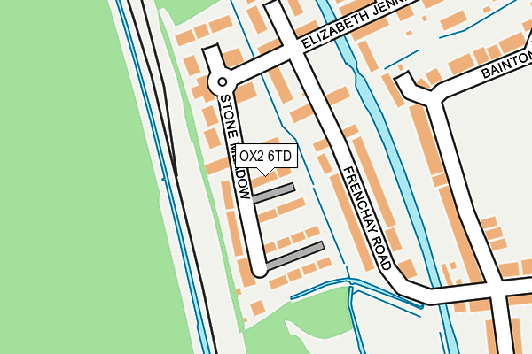 OX2 6TD map - OS OpenMap – Local (Ordnance Survey)