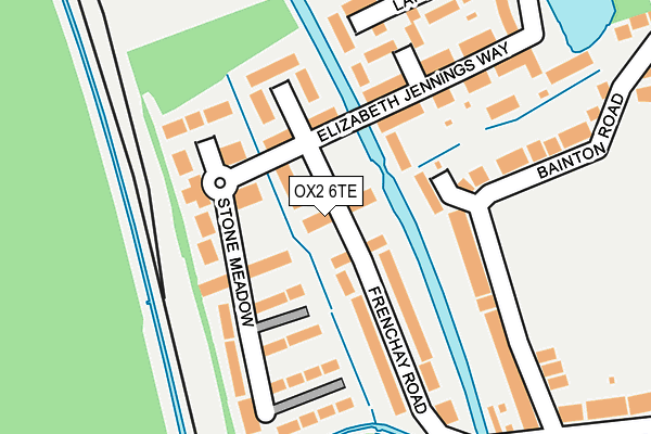 OX2 6TE map - OS OpenMap – Local (Ordnance Survey)