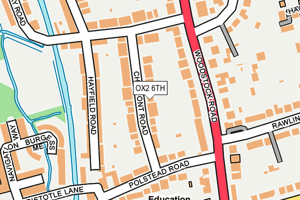 OX2 6TH map - OS OpenMap – Local (Ordnance Survey)
