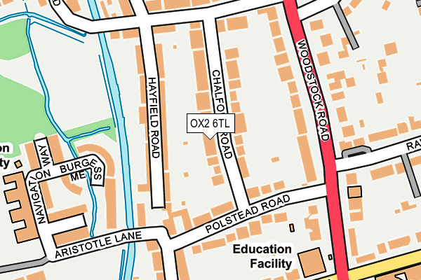 OX2 6TL map - OS OpenMap – Local (Ordnance Survey)