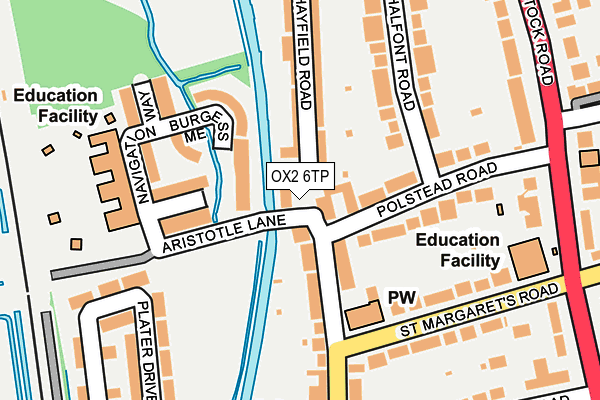 OX2 6TP map - OS OpenMap – Local (Ordnance Survey)