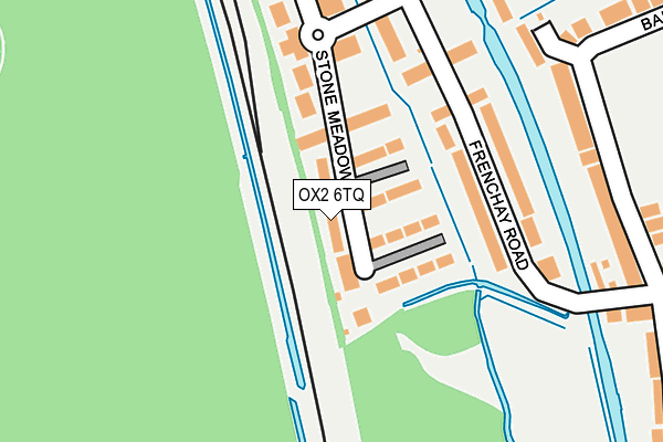OX2 6TQ map - OS OpenMap – Local (Ordnance Survey)