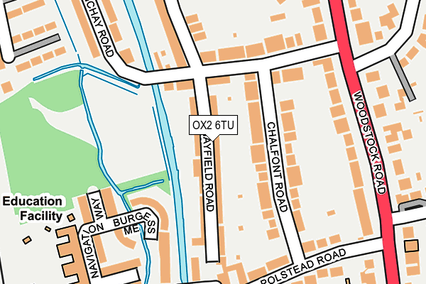 OX2 6TU map - OS OpenMap – Local (Ordnance Survey)