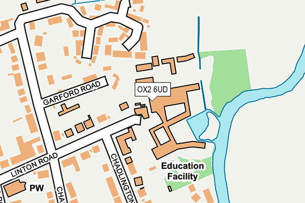 OX2 6UD map - OS OpenMap – Local (Ordnance Survey)