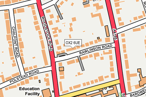 OX2 6UE map - OS OpenMap – Local (Ordnance Survey)