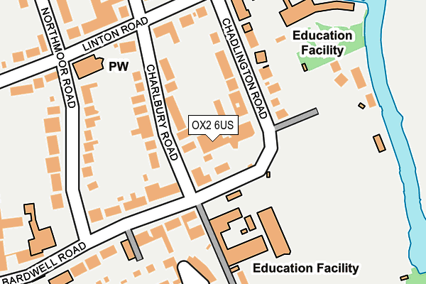 OX2 6US map - OS OpenMap – Local (Ordnance Survey)