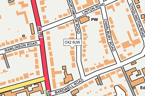 OX2 6UW map - OS OpenMap – Local (Ordnance Survey)