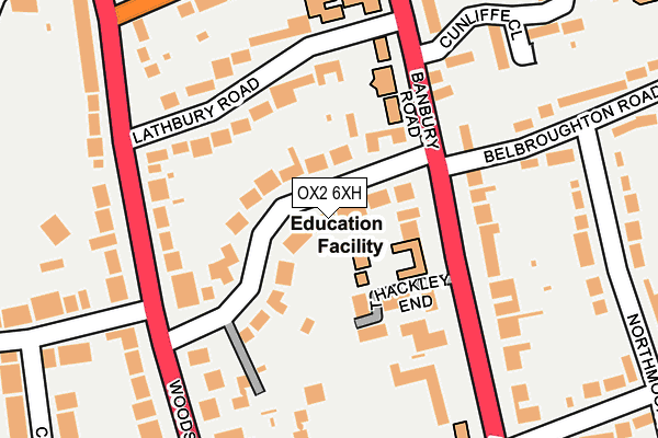 OX2 6XH map - OS OpenMap – Local (Ordnance Survey)