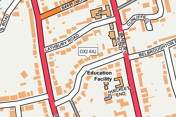 OX2 6XJ map - OS OpenMap – Local (Ordnance Survey)