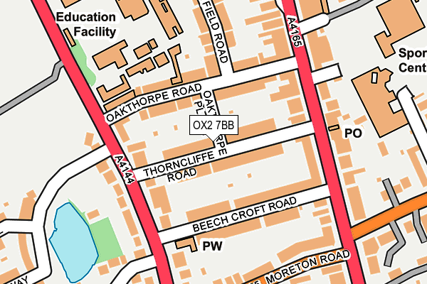 OX2 7BB map - OS OpenMap – Local (Ordnance Survey)