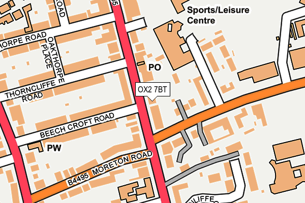 OX2 7BT map - OS OpenMap – Local (Ordnance Survey)