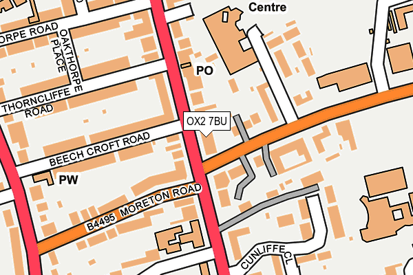 OX2 7BU map - OS OpenMap – Local (Ordnance Survey)