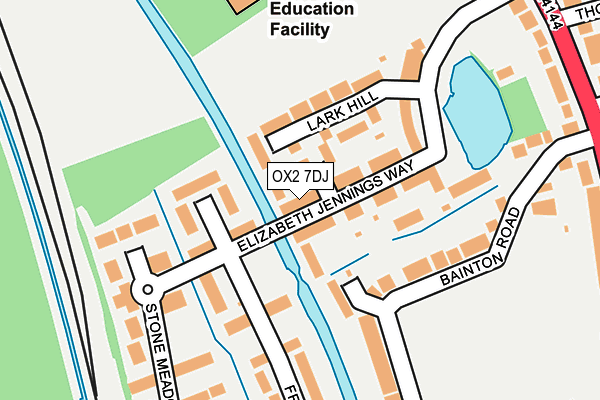 OX2 7DJ map - OS OpenMap – Local (Ordnance Survey)