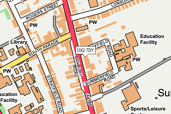 Map of OXFORD HAND SURGERY LTD at local scale
