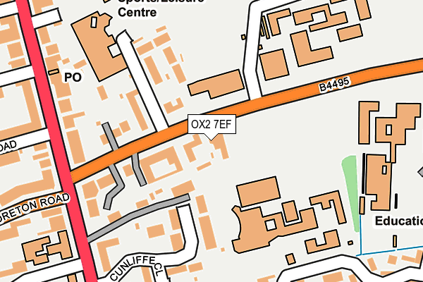 OX2 7EF map - OS OpenMap – Local (Ordnance Survey)