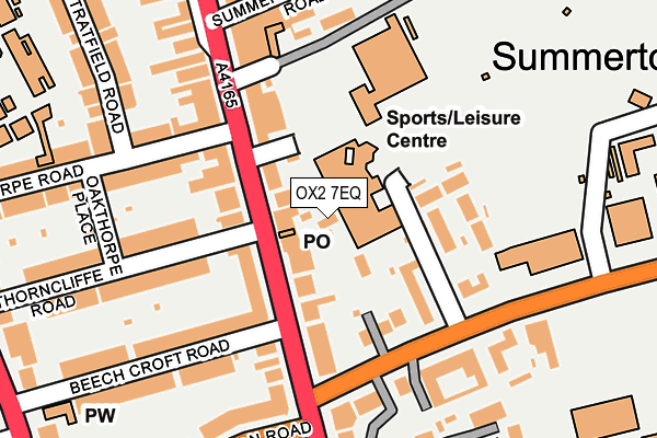 OX2 7EQ map - OS OpenMap – Local (Ordnance Survey)