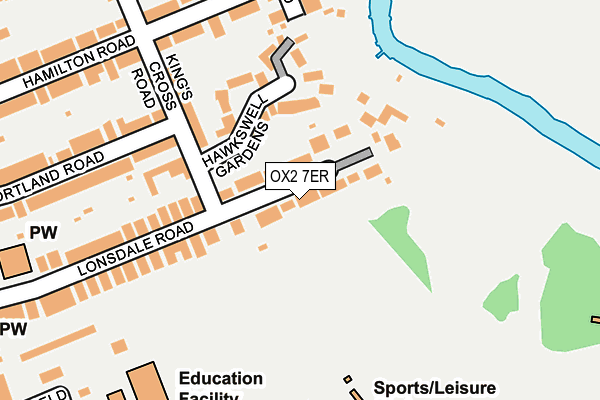 OX2 7ER map - OS OpenMap – Local (Ordnance Survey)