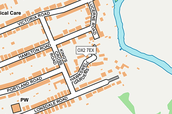 OX2 7EX map - OS OpenMap – Local (Ordnance Survey)