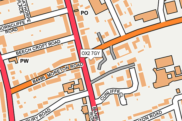 OX2 7GY map - OS OpenMap – Local (Ordnance Survey)