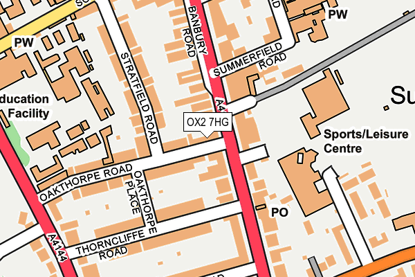OX2 7HG map - OS OpenMap – Local (Ordnance Survey)