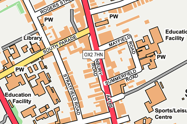 OX2 7HN map - OS OpenMap – Local (Ordnance Survey)