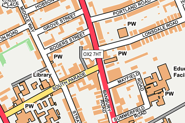 OX2 7HT map - OS OpenMap – Local (Ordnance Survey)