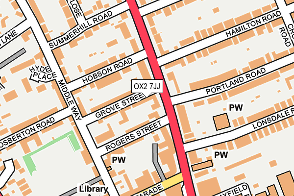 OX2 7JJ map - OS OpenMap – Local (Ordnance Survey)