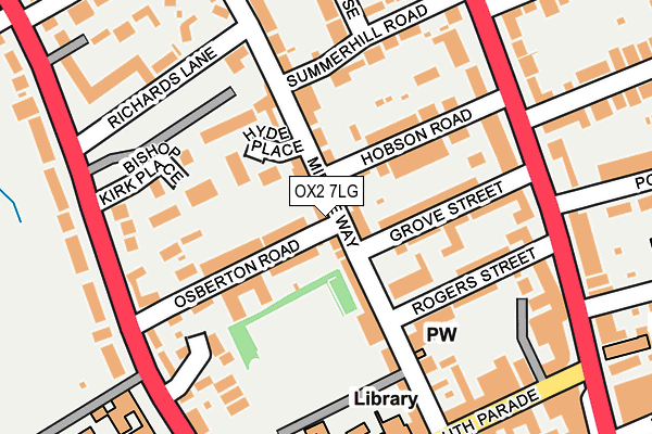 OX2 7LG map - OS OpenMap – Local (Ordnance Survey)
