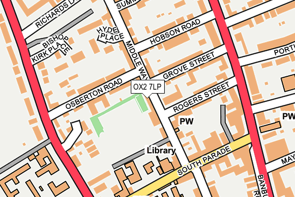 OX2 7LP map - OS OpenMap – Local (Ordnance Survey)