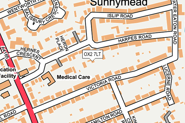 OX2 7LT map - OS OpenMap – Local (Ordnance Survey)