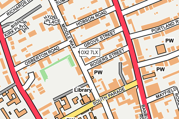 OX2 7LX map - OS OpenMap – Local (Ordnance Survey)