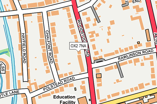 OX2 7NA map - OS OpenMap – Local (Ordnance Survey)