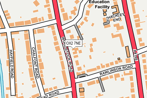 OX2 7NE map - OS OpenMap – Local (Ordnance Survey)