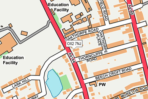 OX2 7NJ map - OS OpenMap – Local (Ordnance Survey)