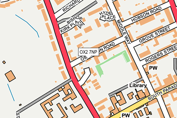 OX2 7NP map - OS OpenMap – Local (Ordnance Survey)