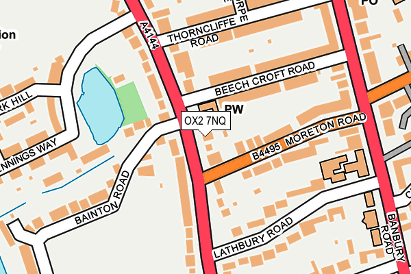 OX2 7NQ map - OS OpenMap – Local (Ordnance Survey)