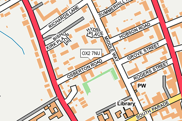 OX2 7NU map - OS OpenMap – Local (Ordnance Survey)