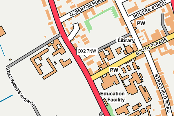 OX2 7NW map - OS OpenMap – Local (Ordnance Survey)