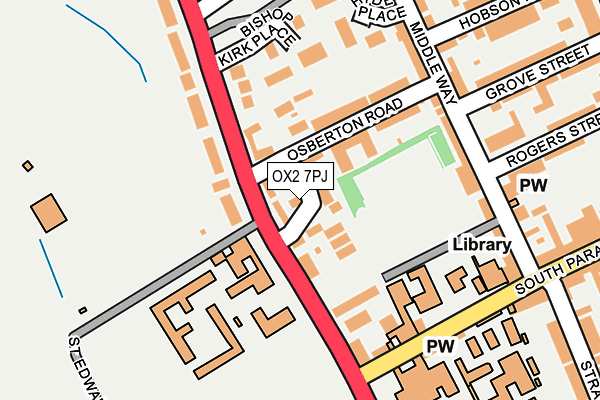 OX2 7PJ map - OS OpenMap – Local (Ordnance Survey)