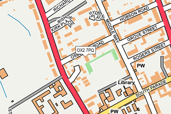 OX2 7PQ map - OS OpenMap – Local (Ordnance Survey)