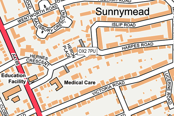 OX2 7PU map - OS OpenMap – Local (Ordnance Survey)