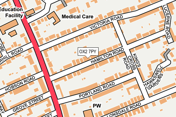 OX2 7PY map - OS OpenMap – Local (Ordnance Survey)