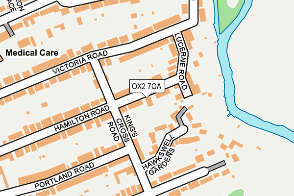 OX2 7QA map - OS OpenMap – Local (Ordnance Survey)