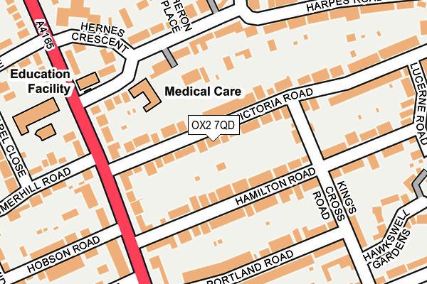 OX2 7QD map - OS OpenMap – Local (Ordnance Survey)