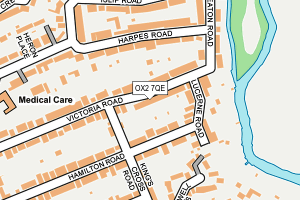 OX2 7QE map - OS OpenMap – Local (Ordnance Survey)