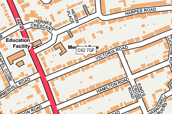 OX2 7QF map - OS OpenMap – Local (Ordnance Survey)