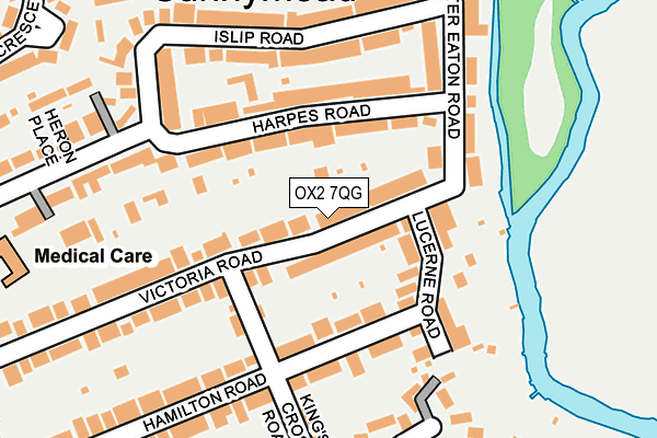 OX2 7QG map - OS OpenMap – Local (Ordnance Survey)